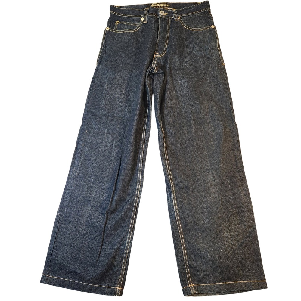 Vintage South Pole Denim Jeans Size 30 Mens Wide baggy Grail Y2K 90s streetwear